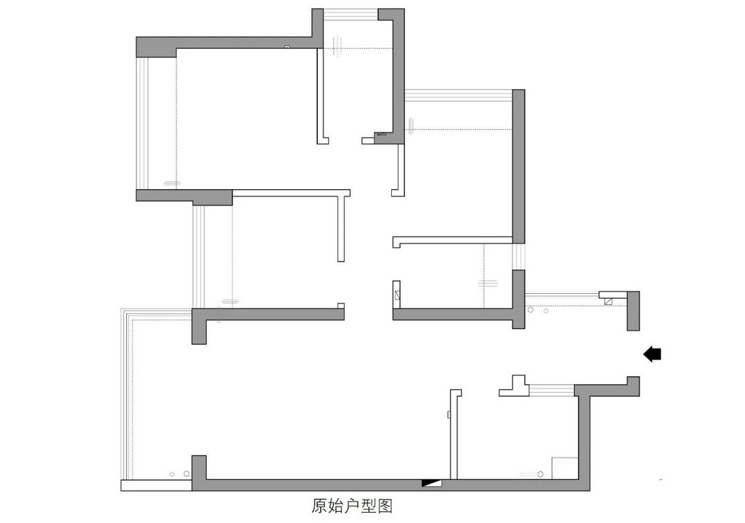 餐厨隔而不断，轻盈恬静奶油风