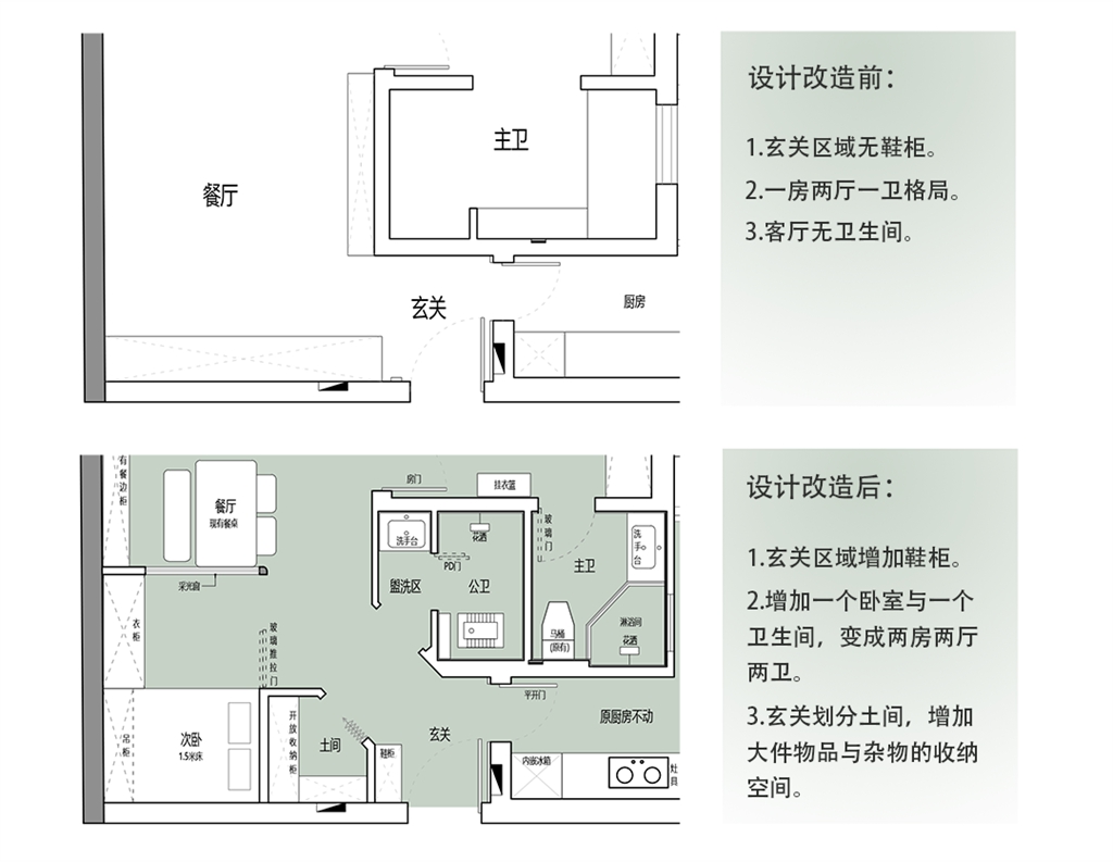爆改音乐老师家，增加3个实用空间，可以看前海摩天轮的家更完美了