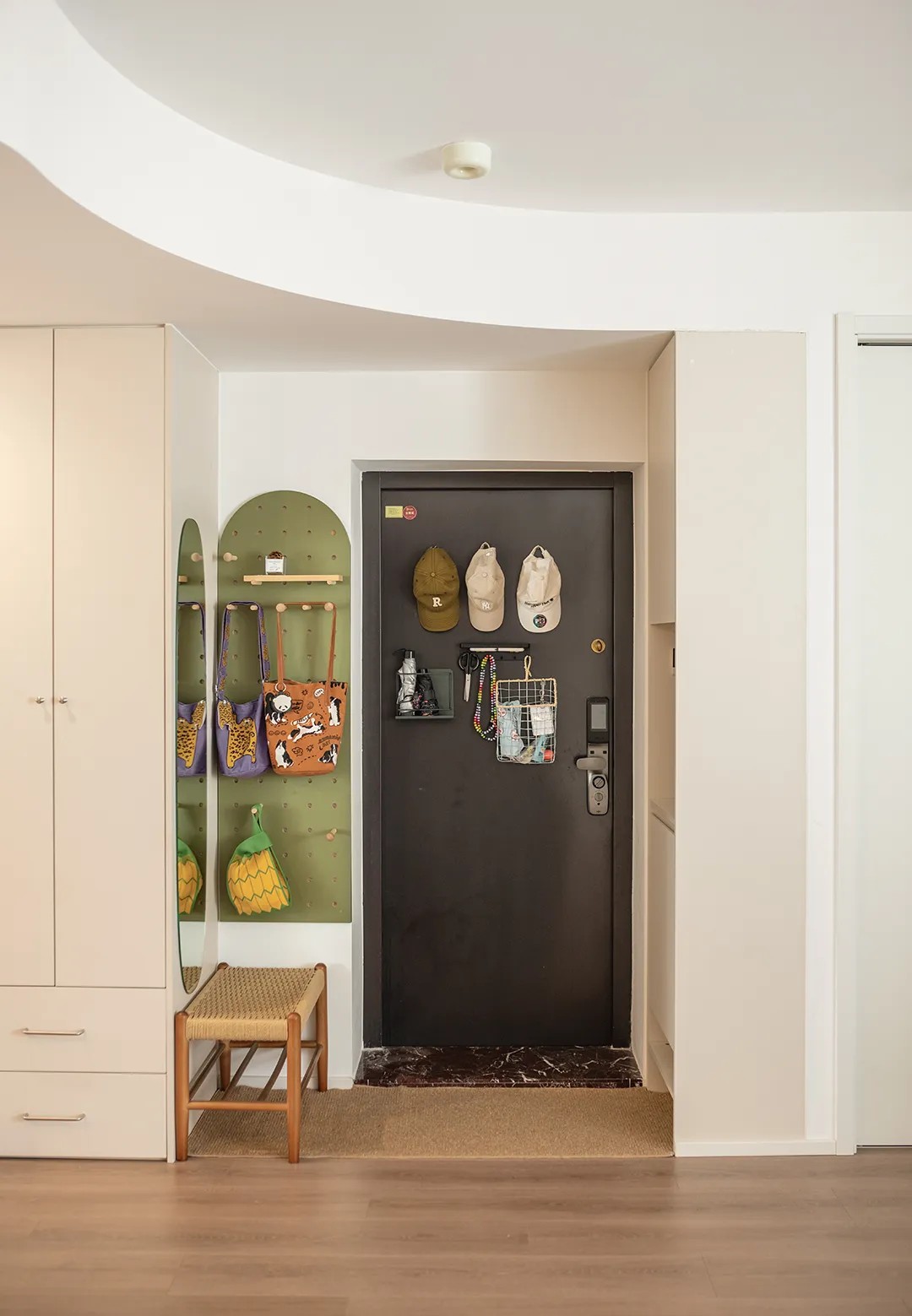 101㎡亲子宅设计｜过道打造新书房