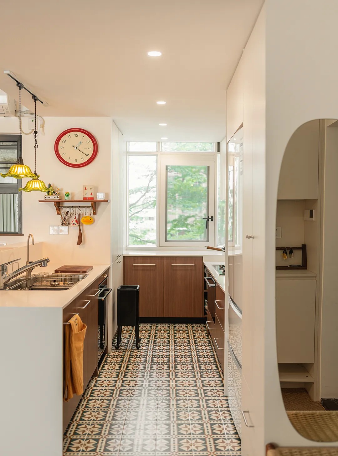 101㎡亲子宅设计｜过道打造新书房