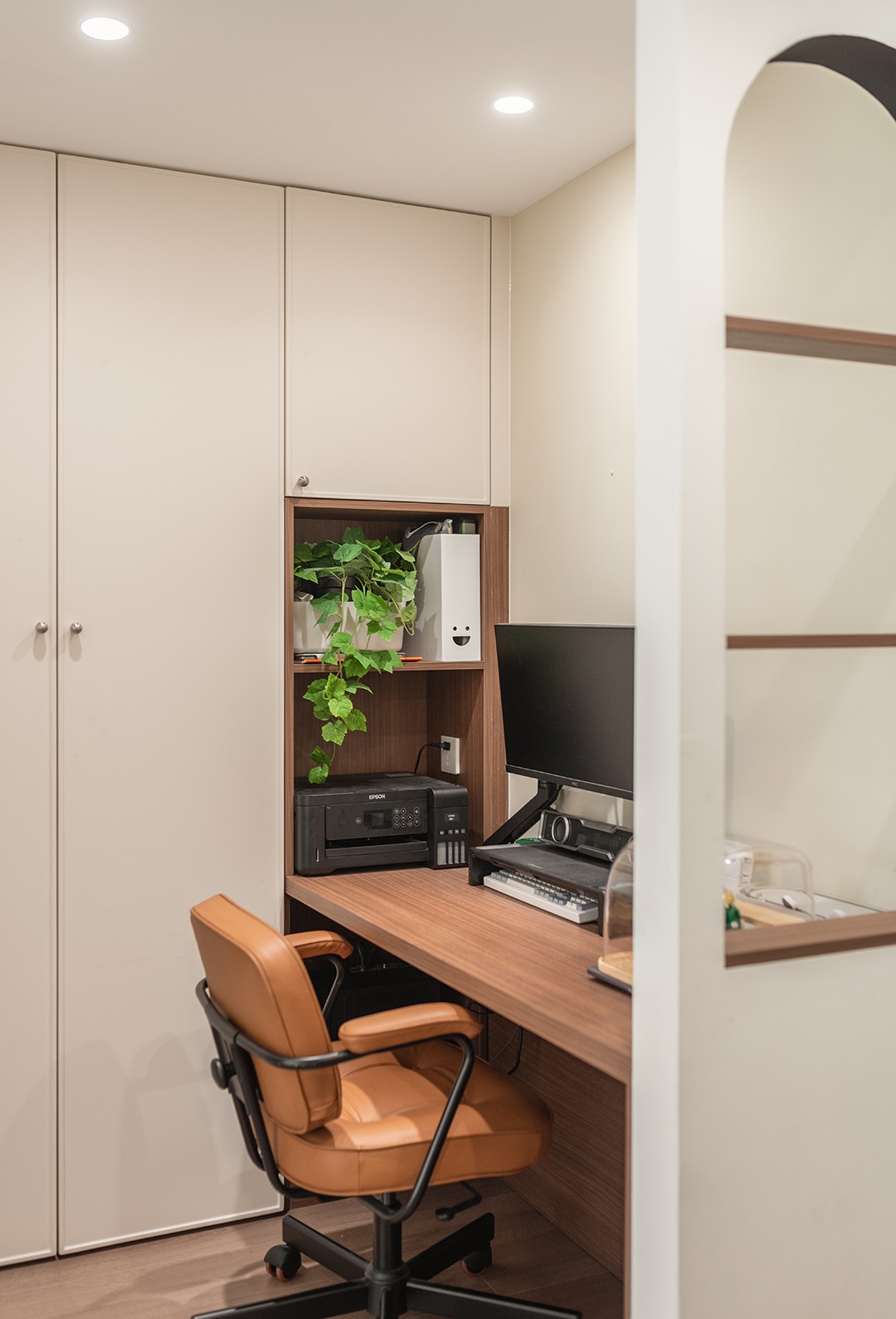 101㎡亲子宅设计｜过道打造新书房