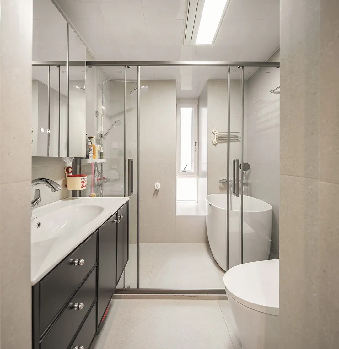 101㎡亲子宅设计｜过道打造新书房