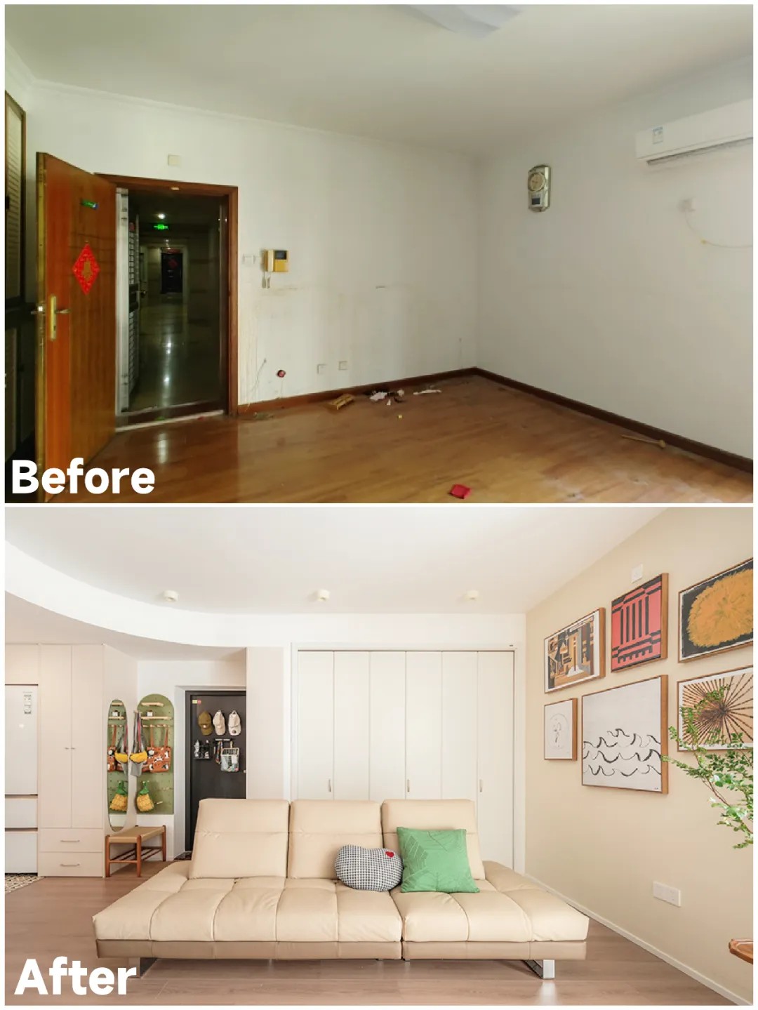 101㎡亲子宅设计｜过道打造新书房